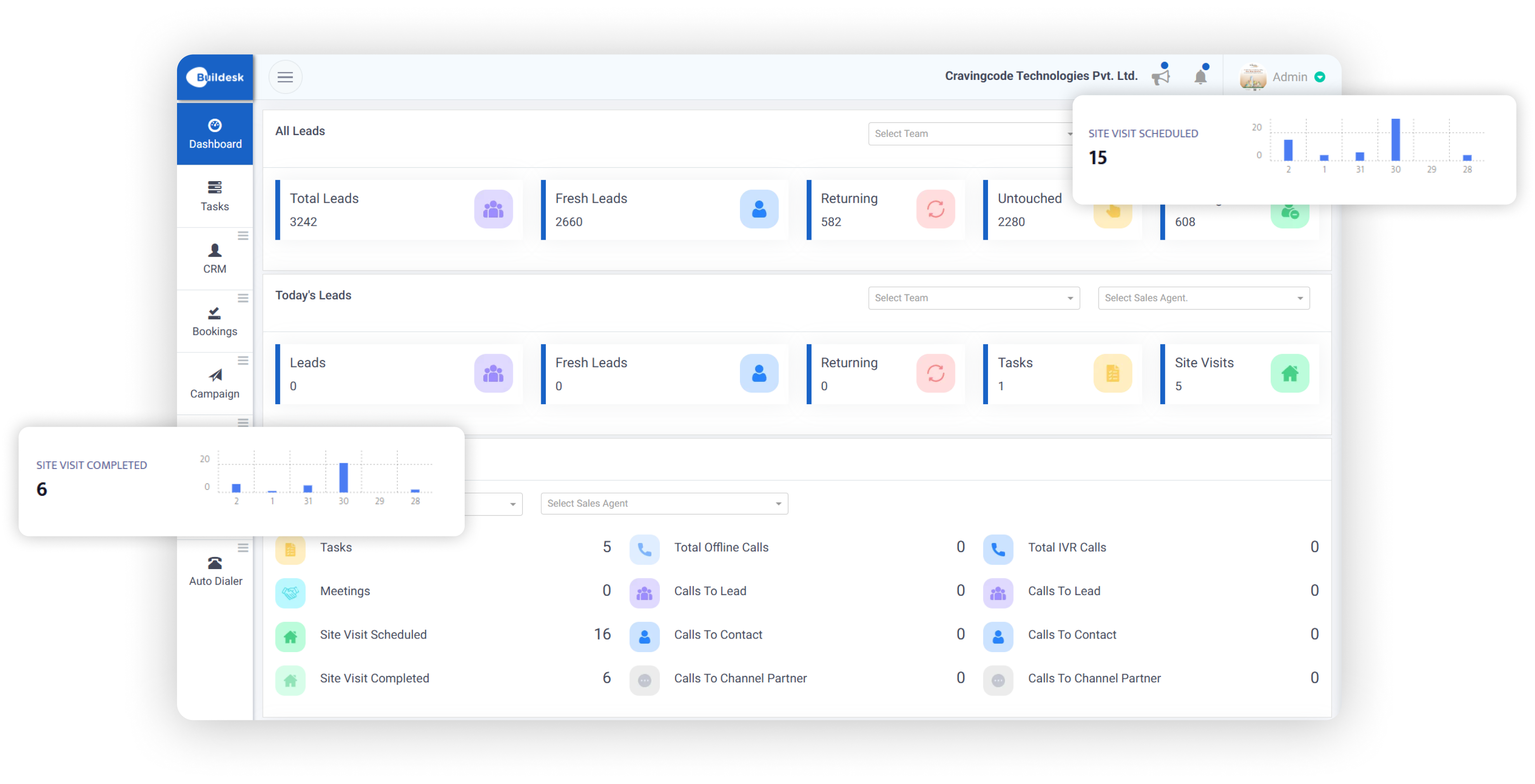 Buildesk Dashboard