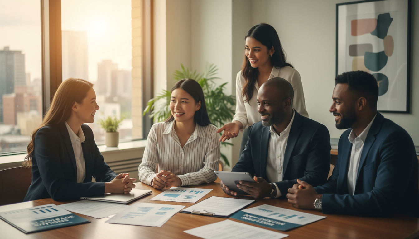 Family reviewing personal lines insurance options for home, auto, and umbrella coverage