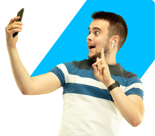 Collector using laptop