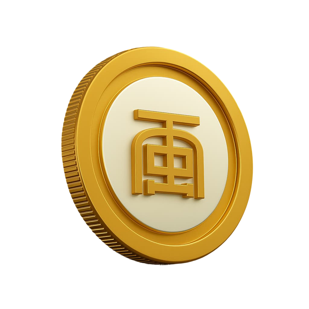 Decorative coin image