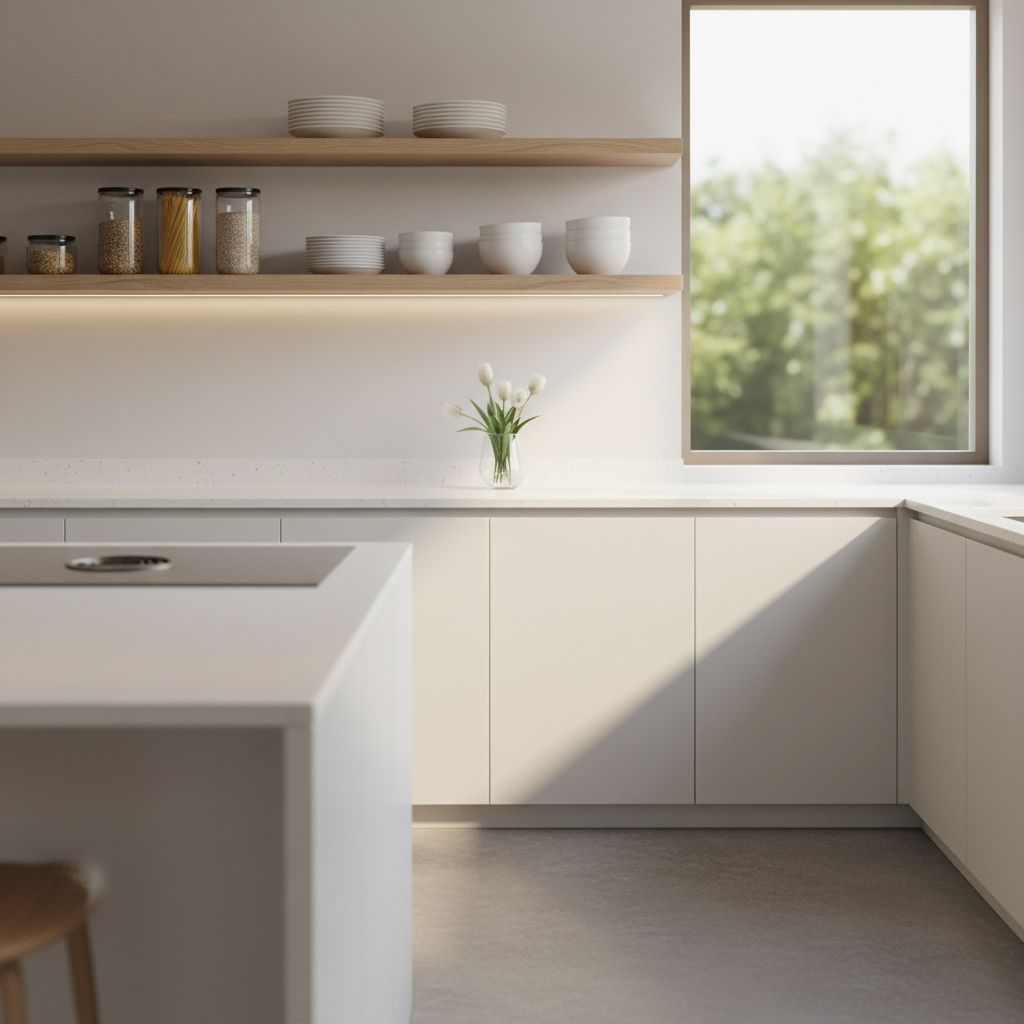 Bright, clean kitchen interior