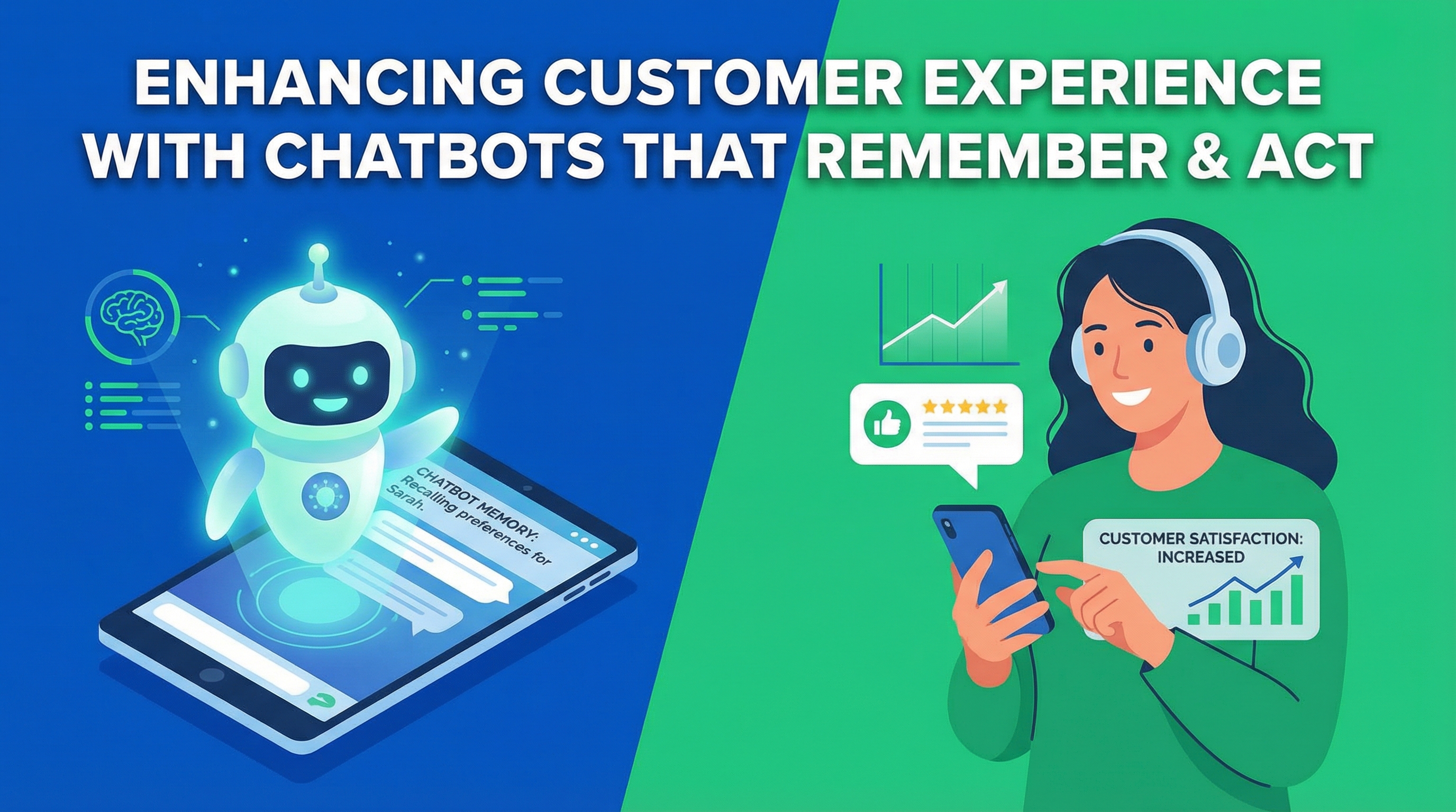 Enhancing Customer Experience with Chatbots That Remember and Act