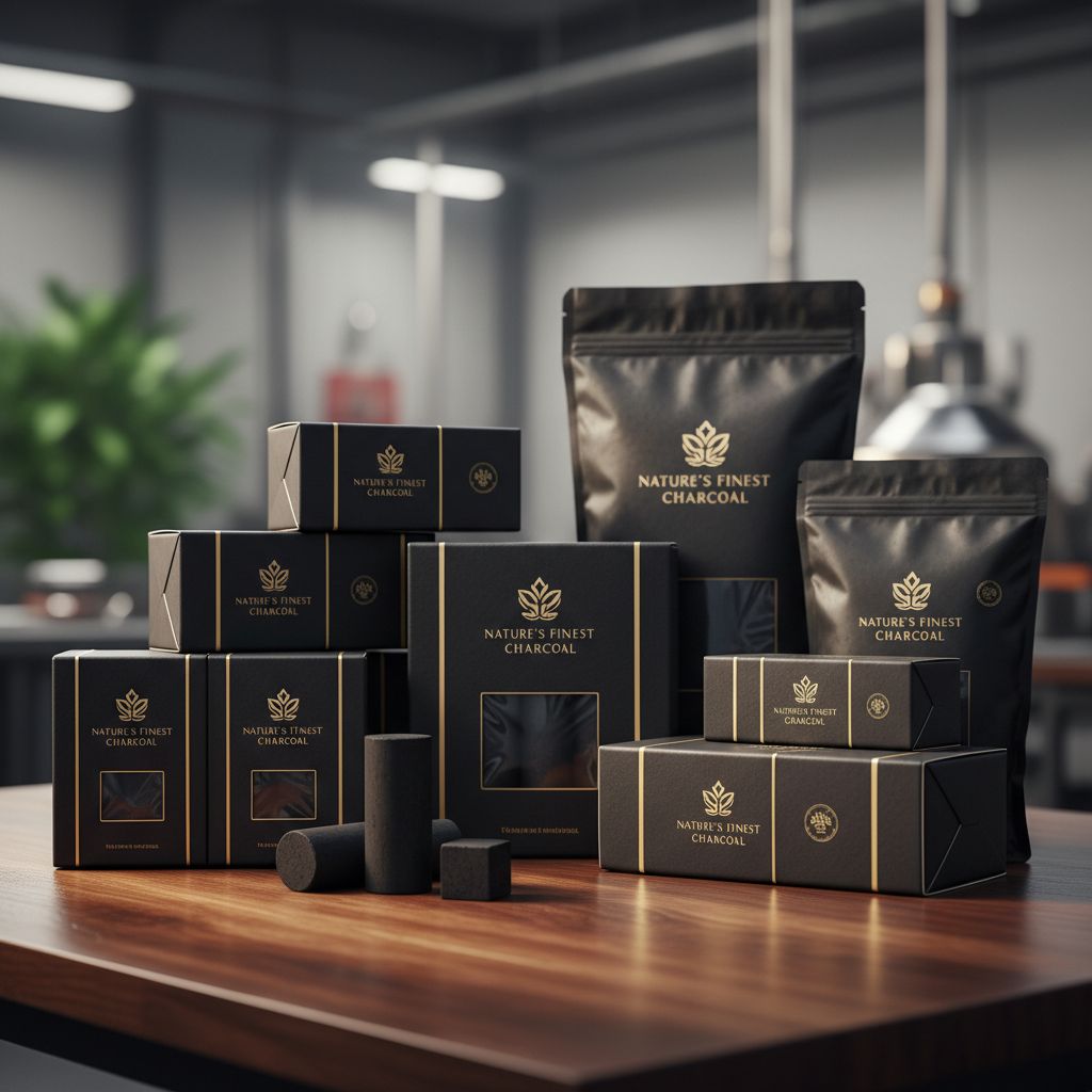 charcoal product closeup two