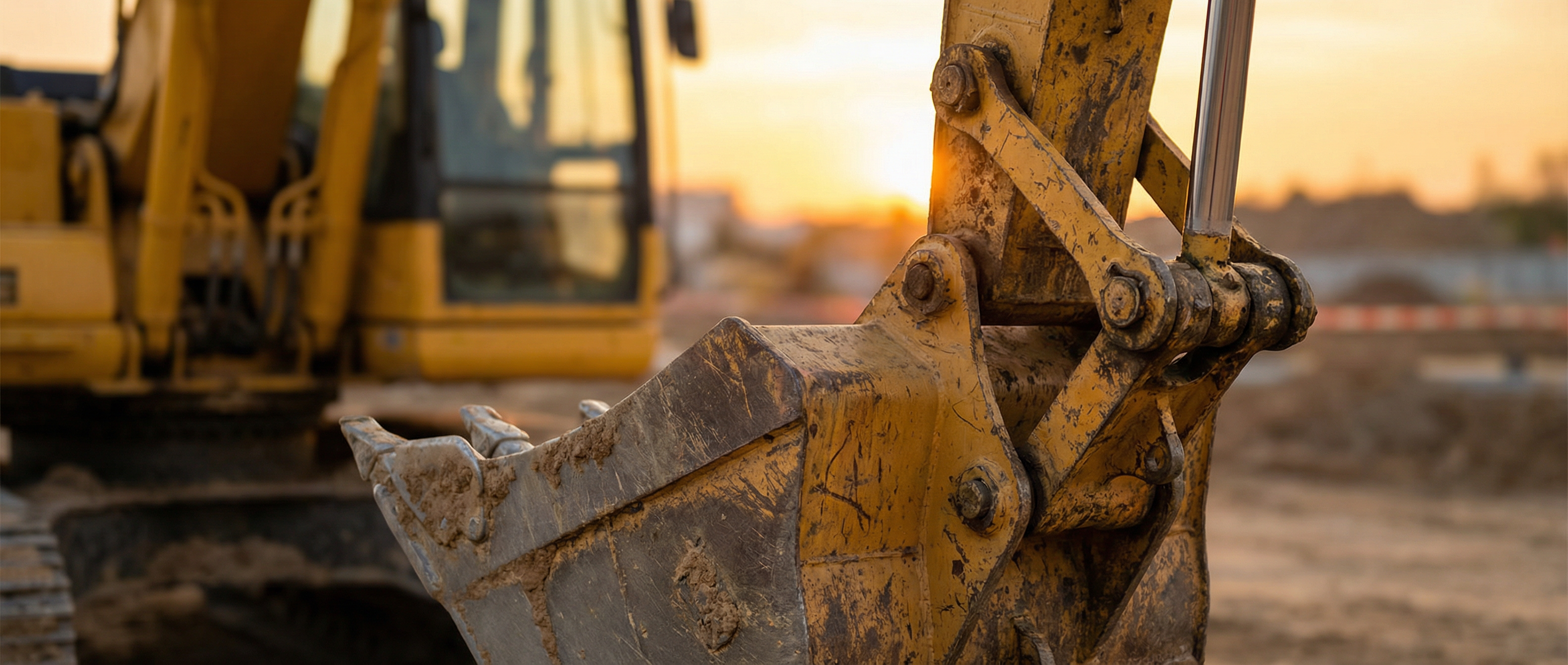 construction equipment at work