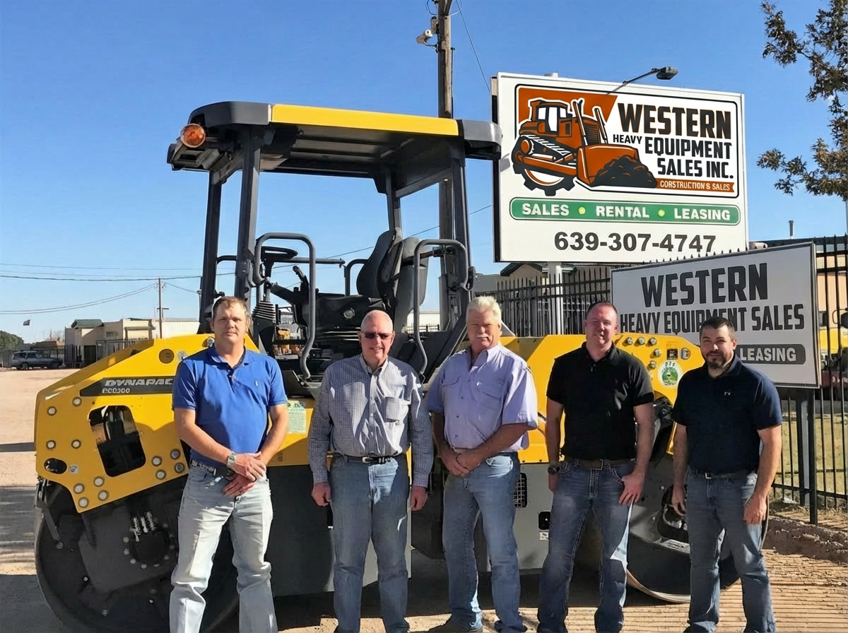 Western Heavy Equipment Sales Inc. team with equipment