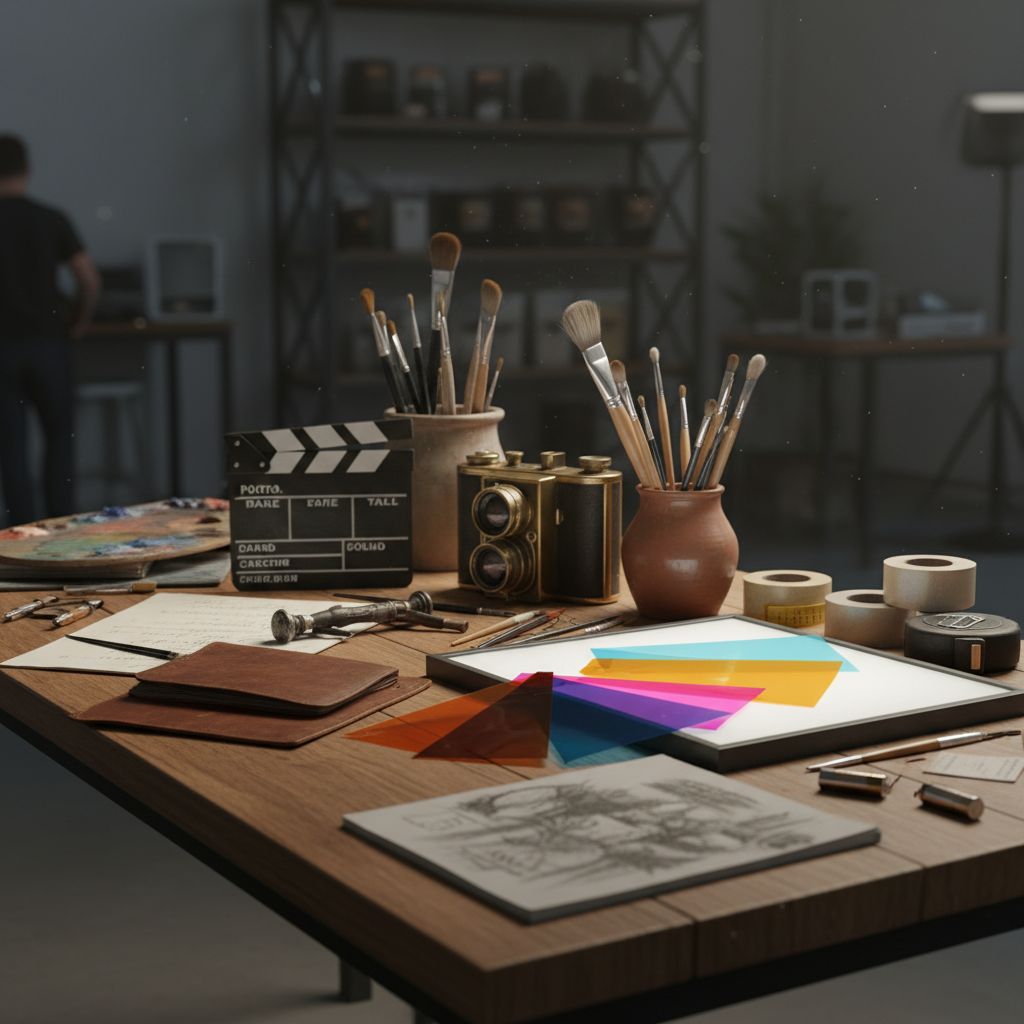 film set props closeup