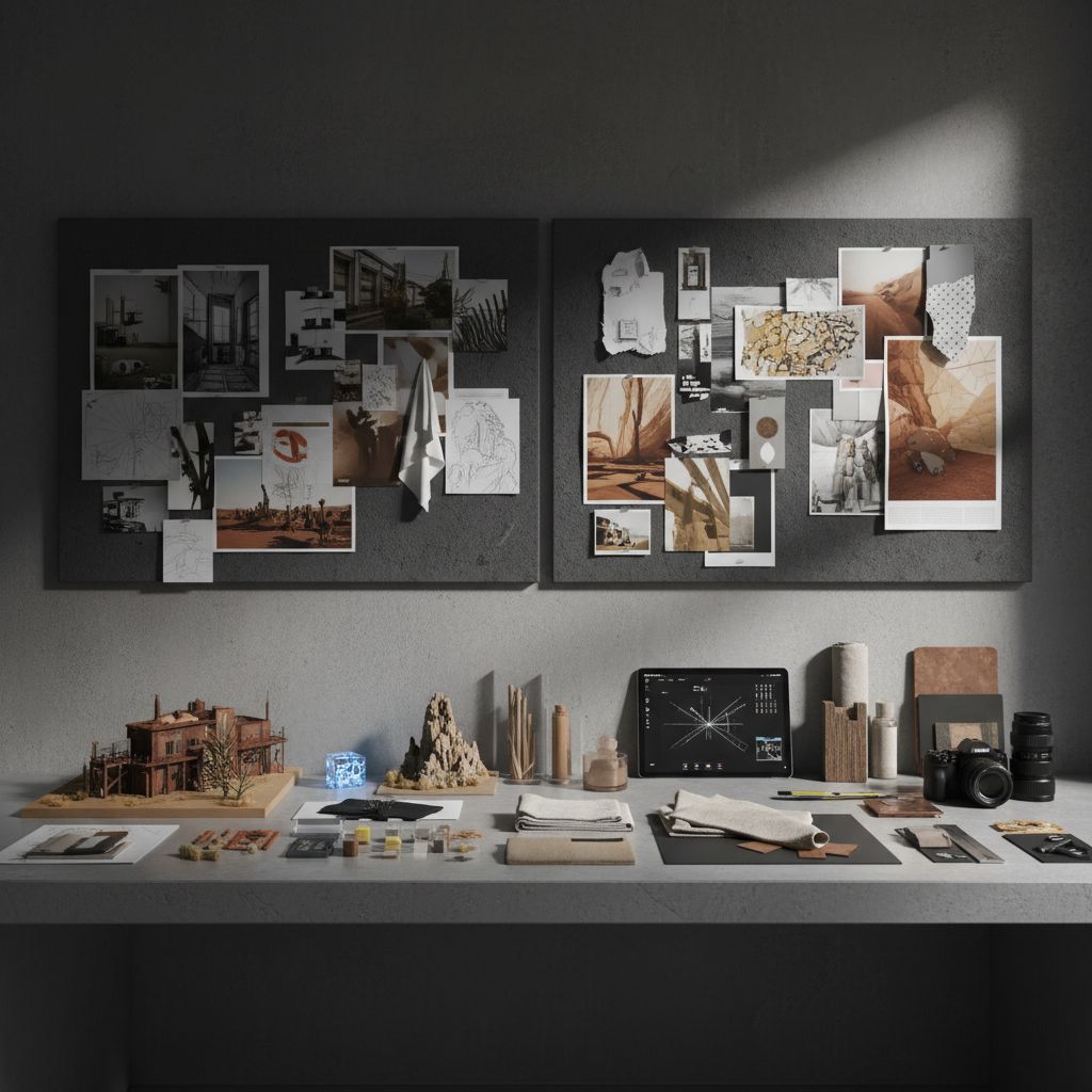 art department workspace