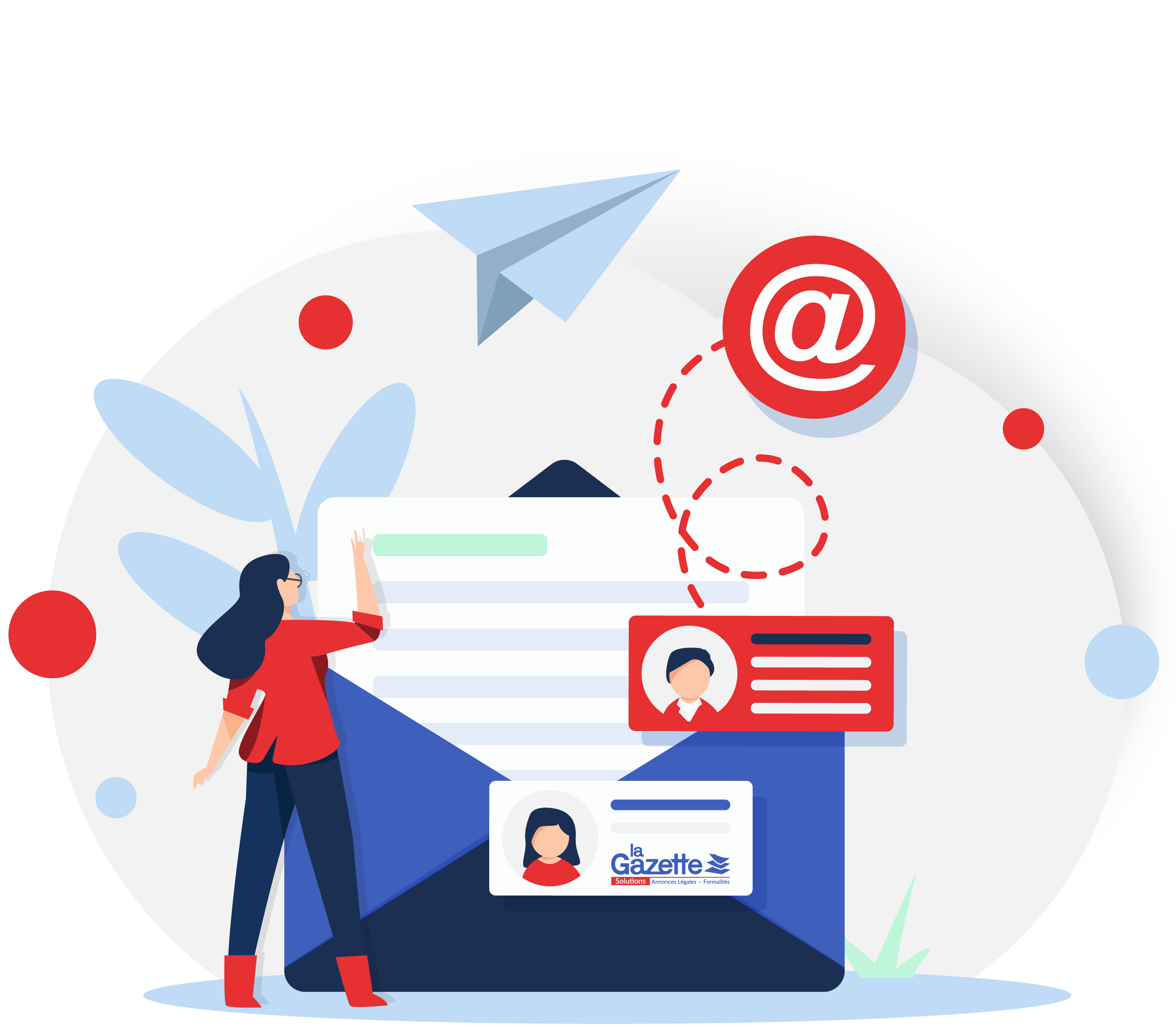 Illustration contact Gazette Solutions