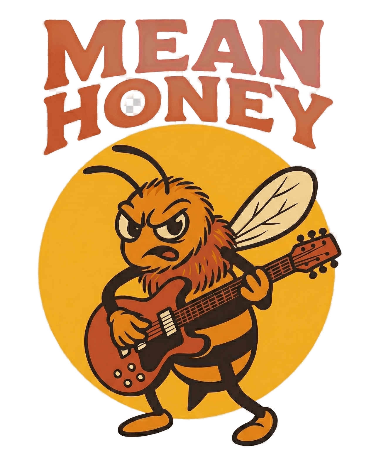Mean Honey logo illustration