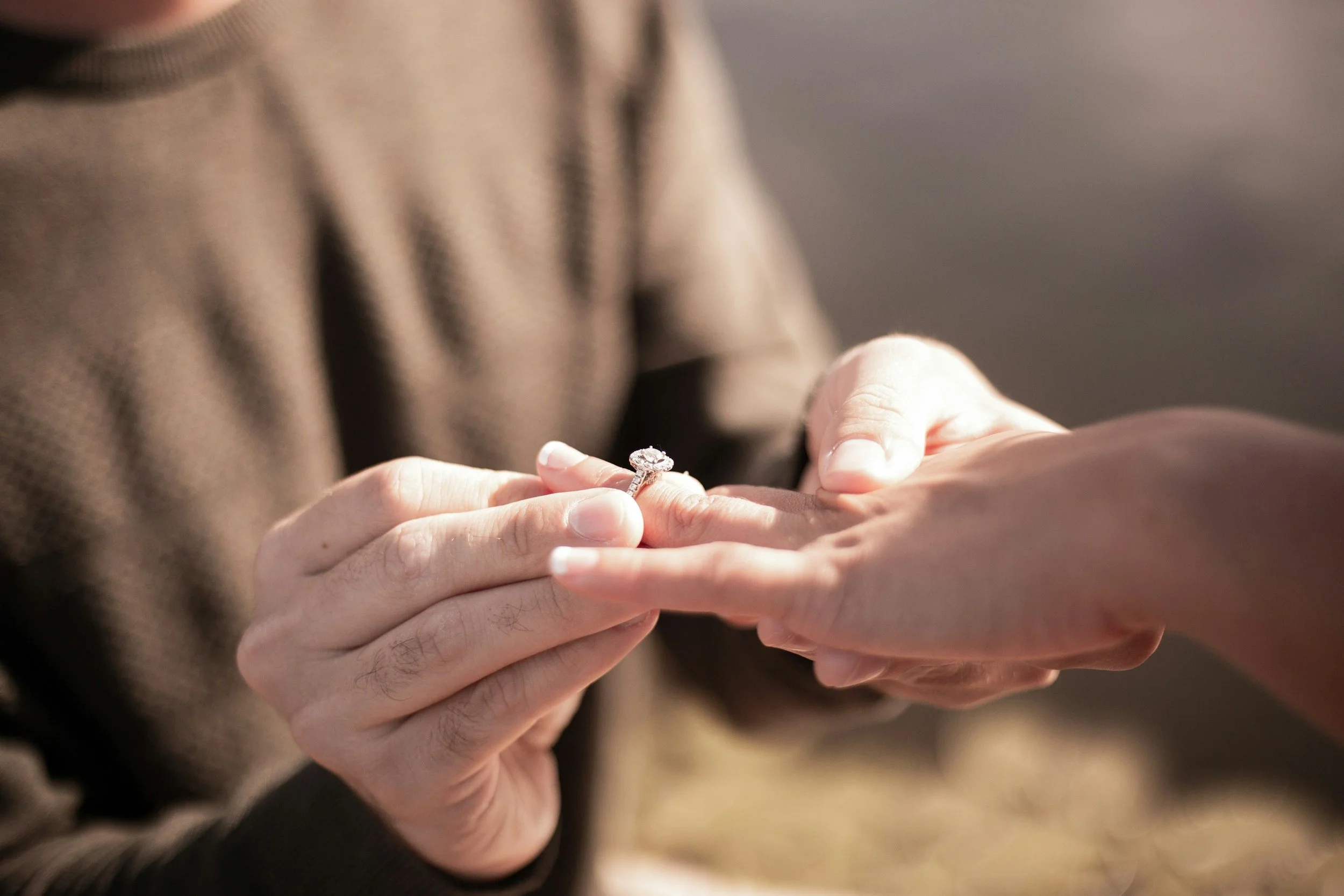 Engaged couple after premarital counseling in Provo Utah