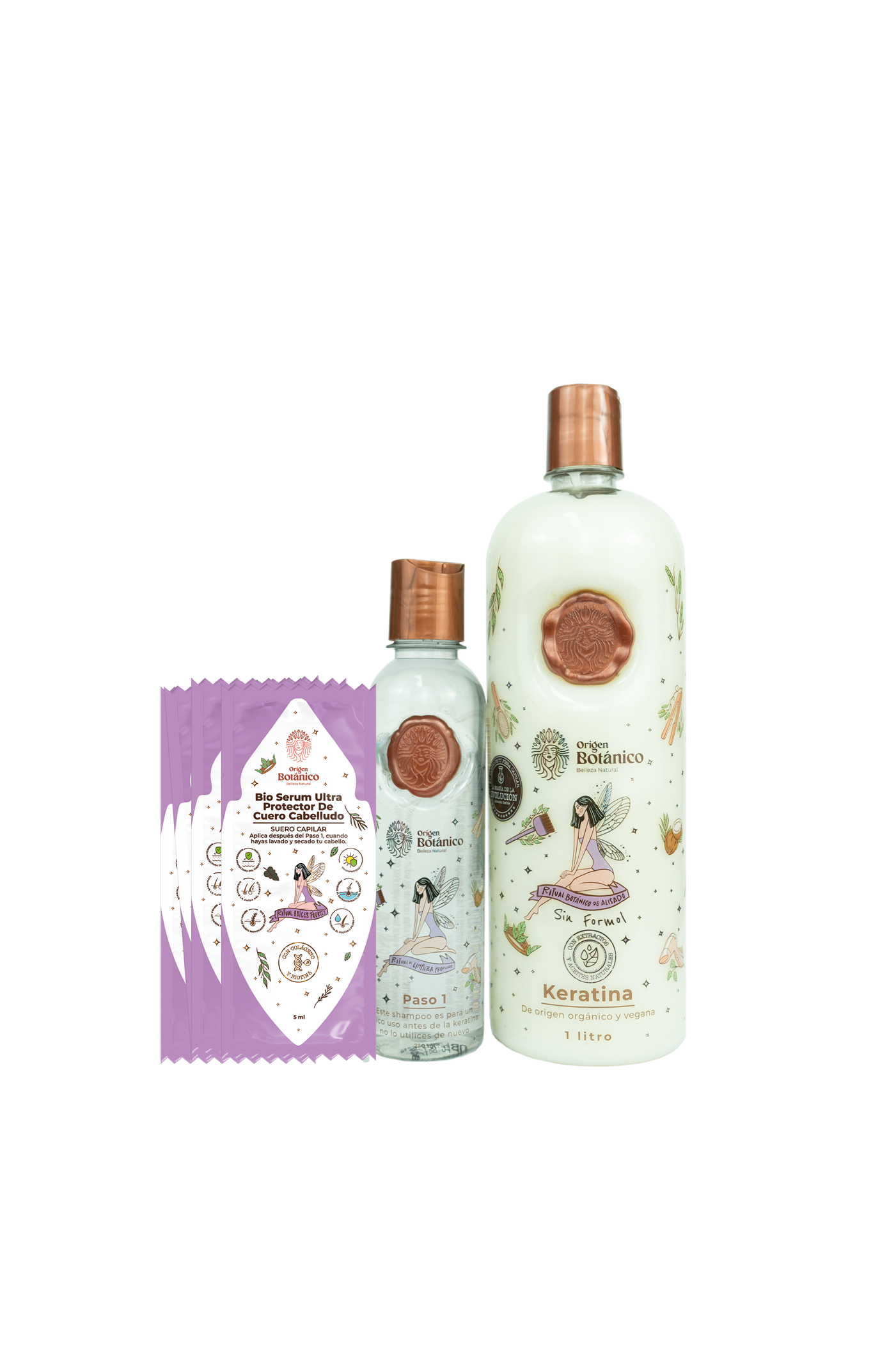 Kit keratina 1 litro