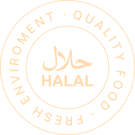Halal certified badge
