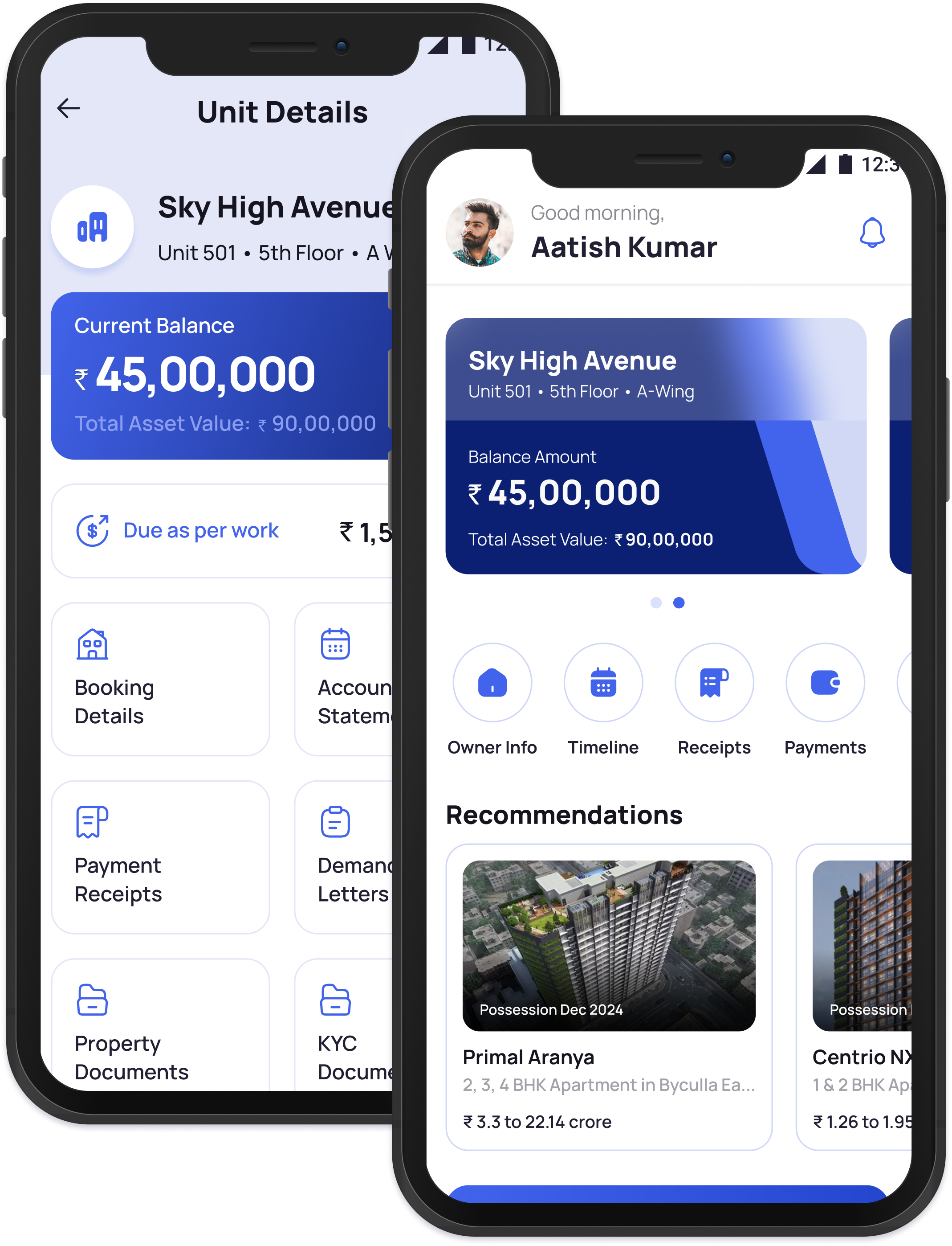 Buildesk Pay dashboard