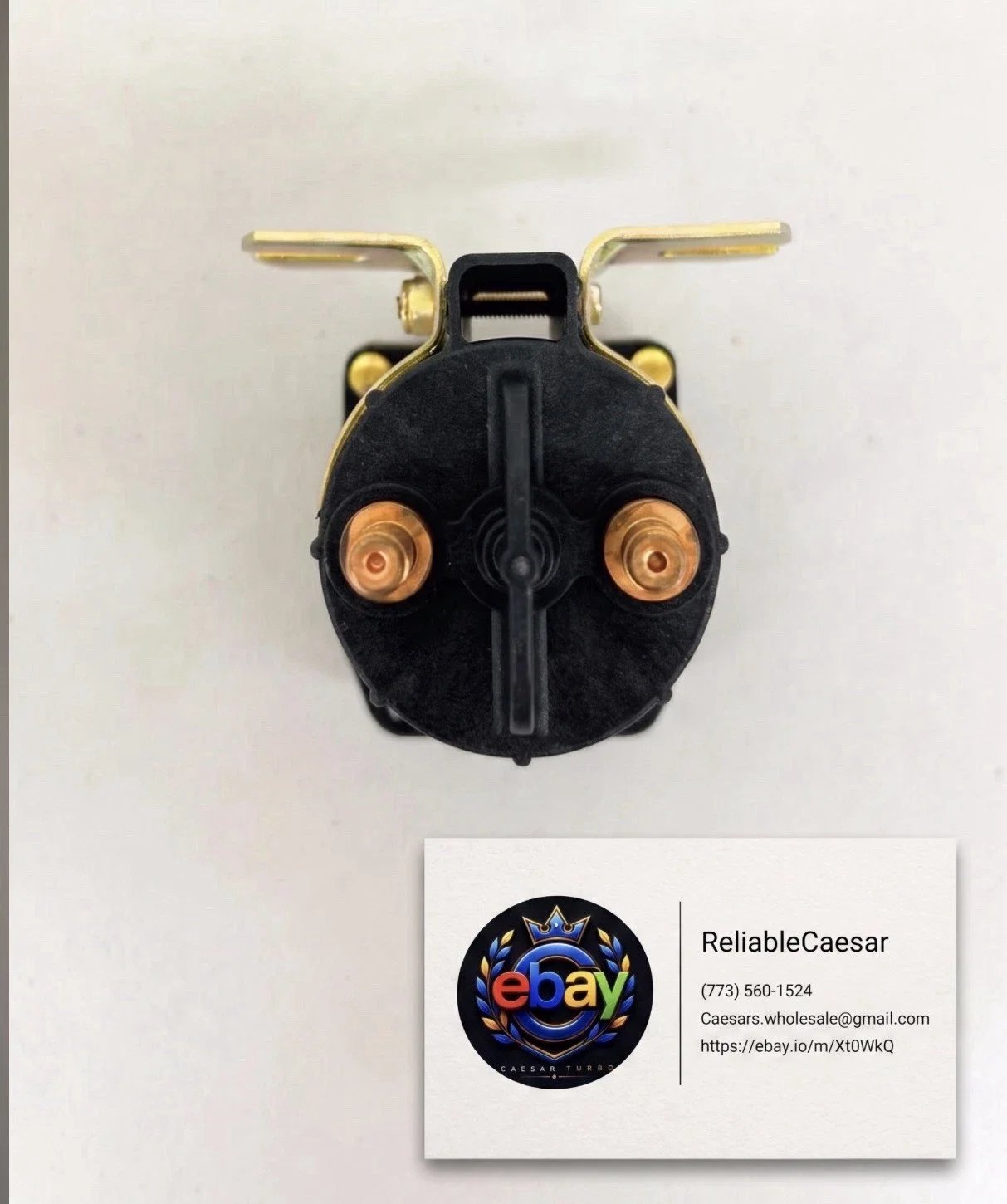 48V replacement solenoid front view showing terminals and housing