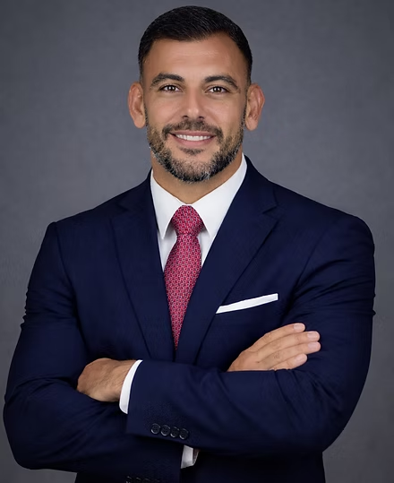 Attorney portrait in office