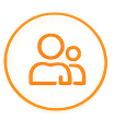Informal networking icon