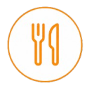Networking lunch and evening reception icon