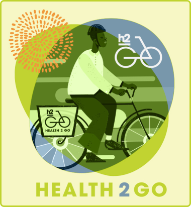 Health 2 Go promotional shirt design